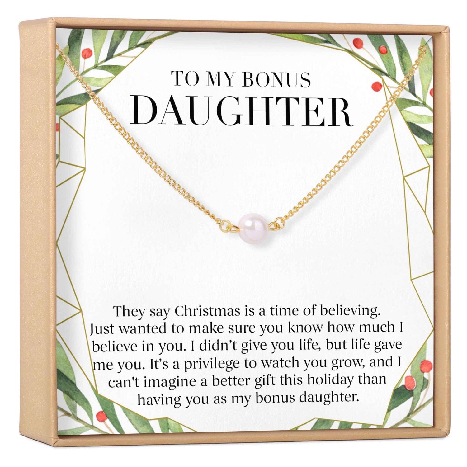 Christmas Gift for Stepdaughter Necklace, Multiple Styles