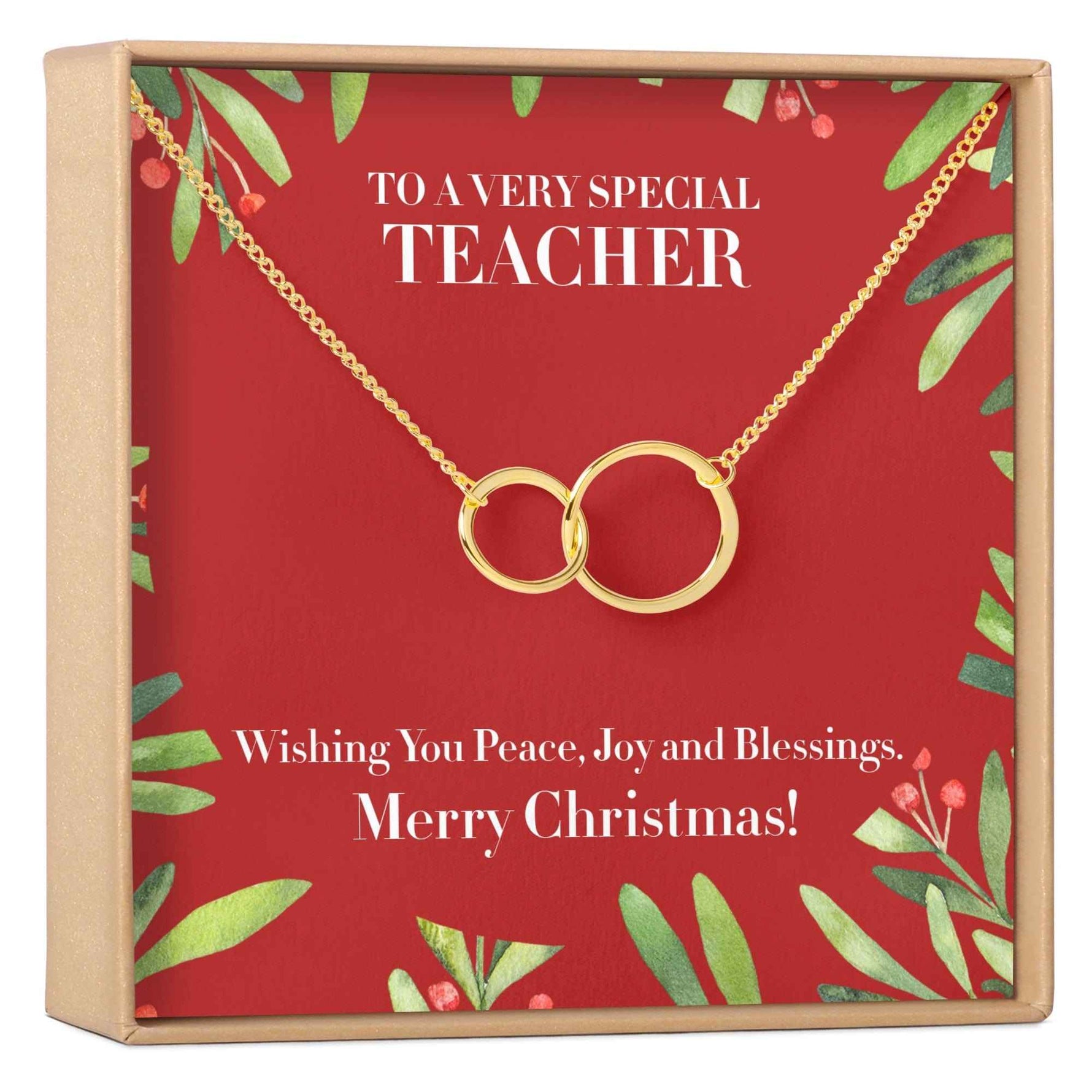 Christmas Gift for Teacher Necklace, Multiple Styles