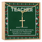 Christmas Gift for Teacher Necklace, Multiple Styles