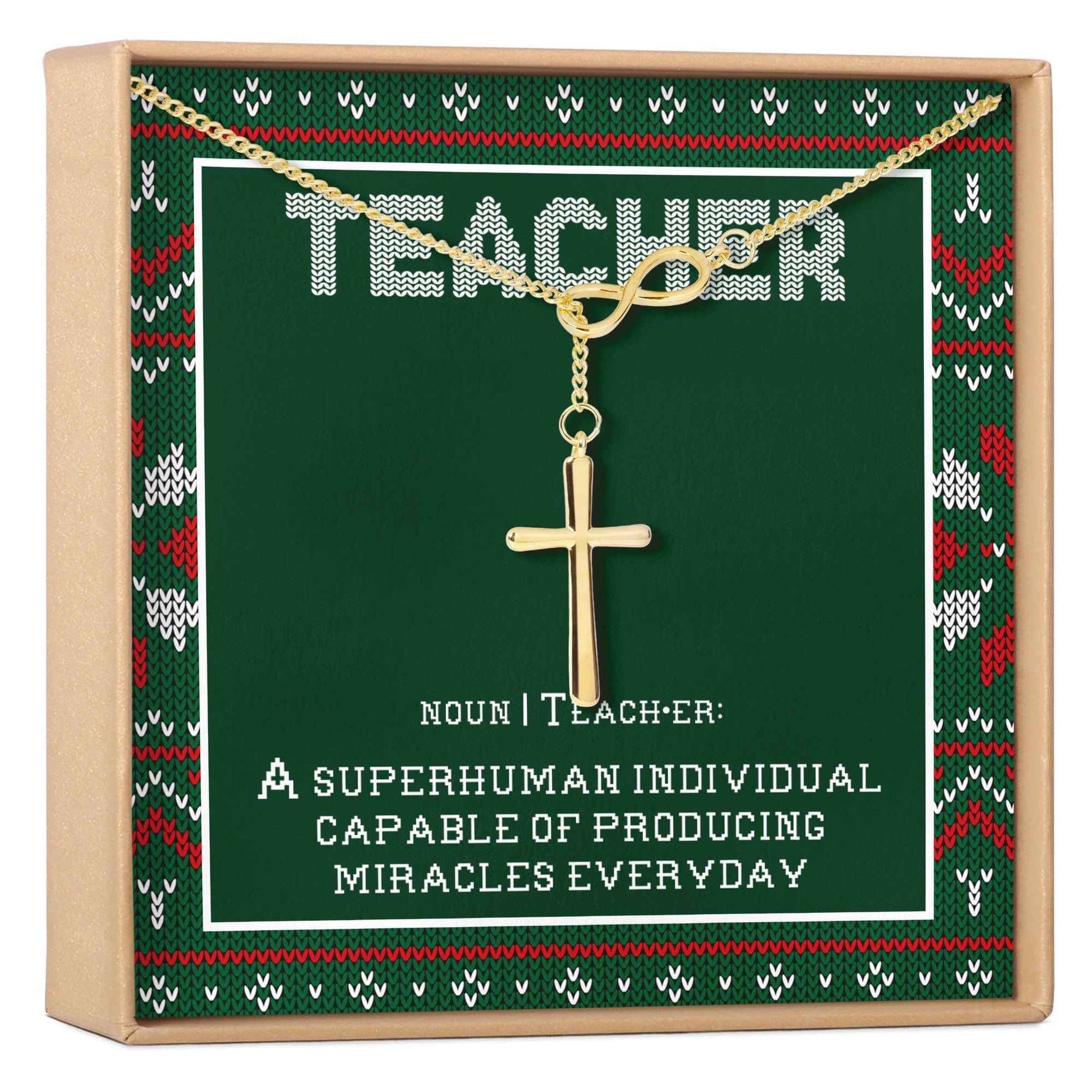 Christmas Gift for Teacher Necklace, Multiple Styles