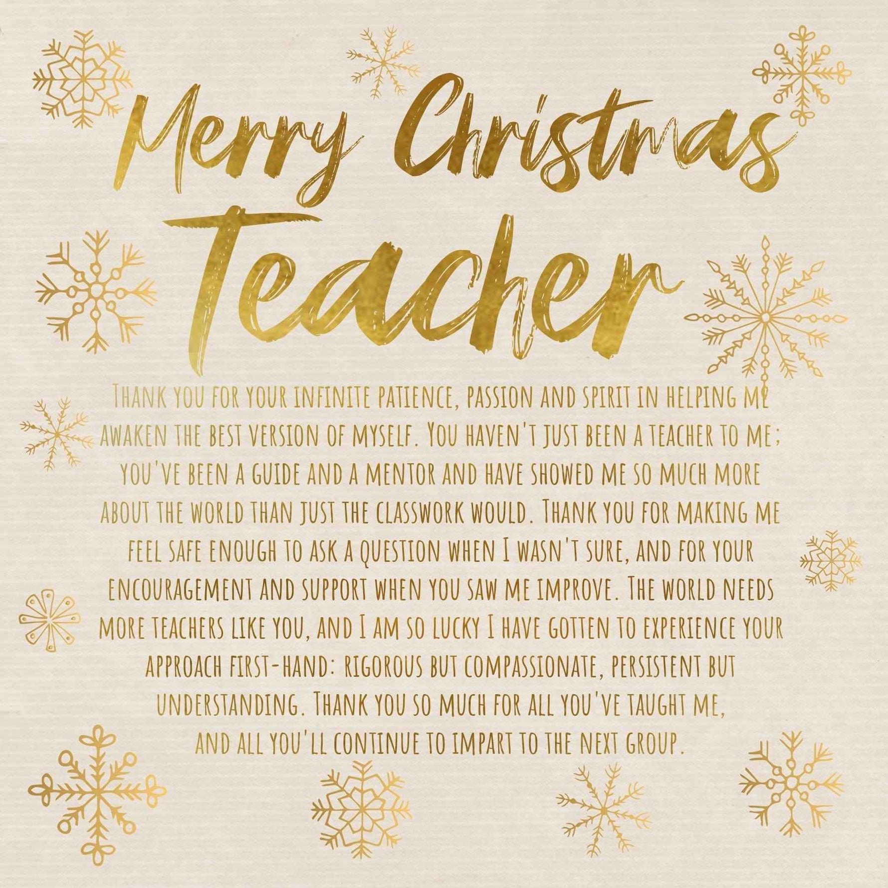 Christmas Gift for Teacher Spa Gift Box
