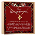 Christmas Gift for Travelers Lotus Necklace