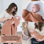 Cinnamon Waffle Baby Blanket