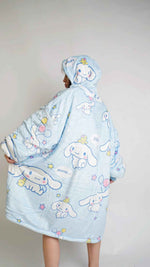 Cinnamoroll hello kitty Wearable Blanket Hoodie for Kids & Adults | OLM Toys