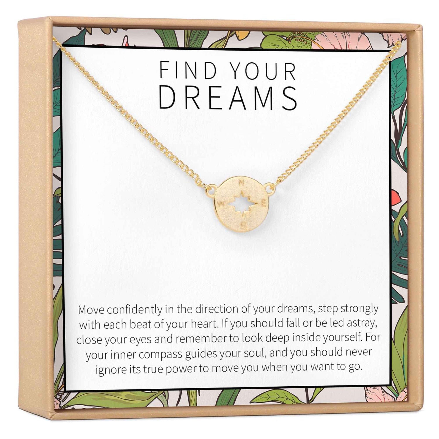 Compass Pendant Necklace