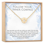 Compass Pendant Necklace