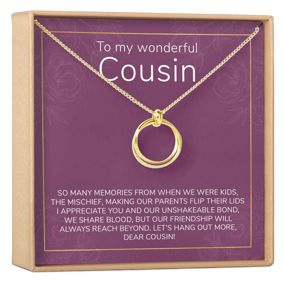 Cousins Necklace, Multiple Styles
