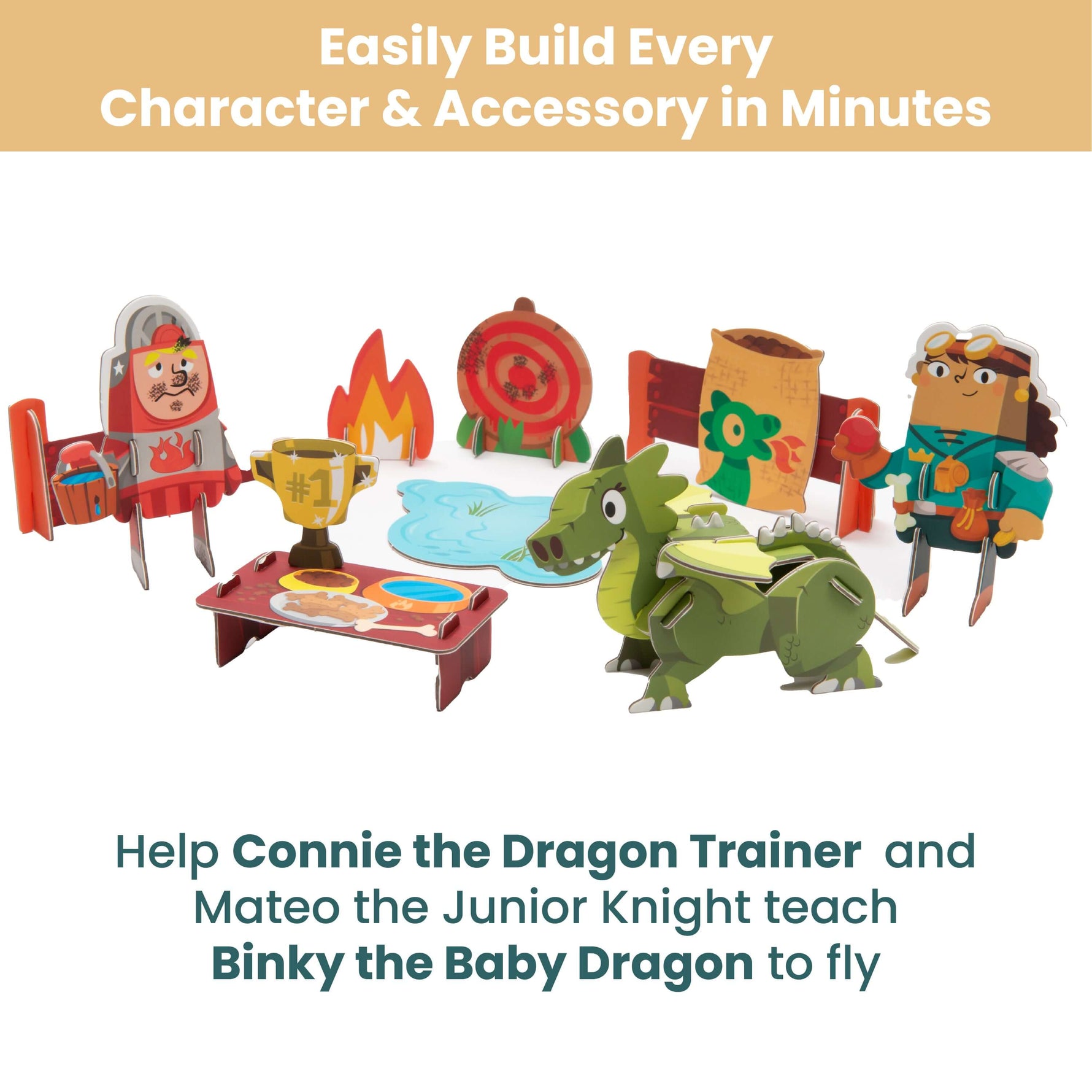 Dragon Trainer 3D Figurine Playset (50% off)