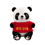 Cute Panda Plush Toy Wearing Clothes - Cindi Book