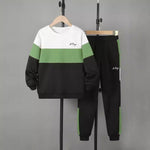 Design Sense Multicolor Hoodie Pants Two-piece Set - Cindi Book