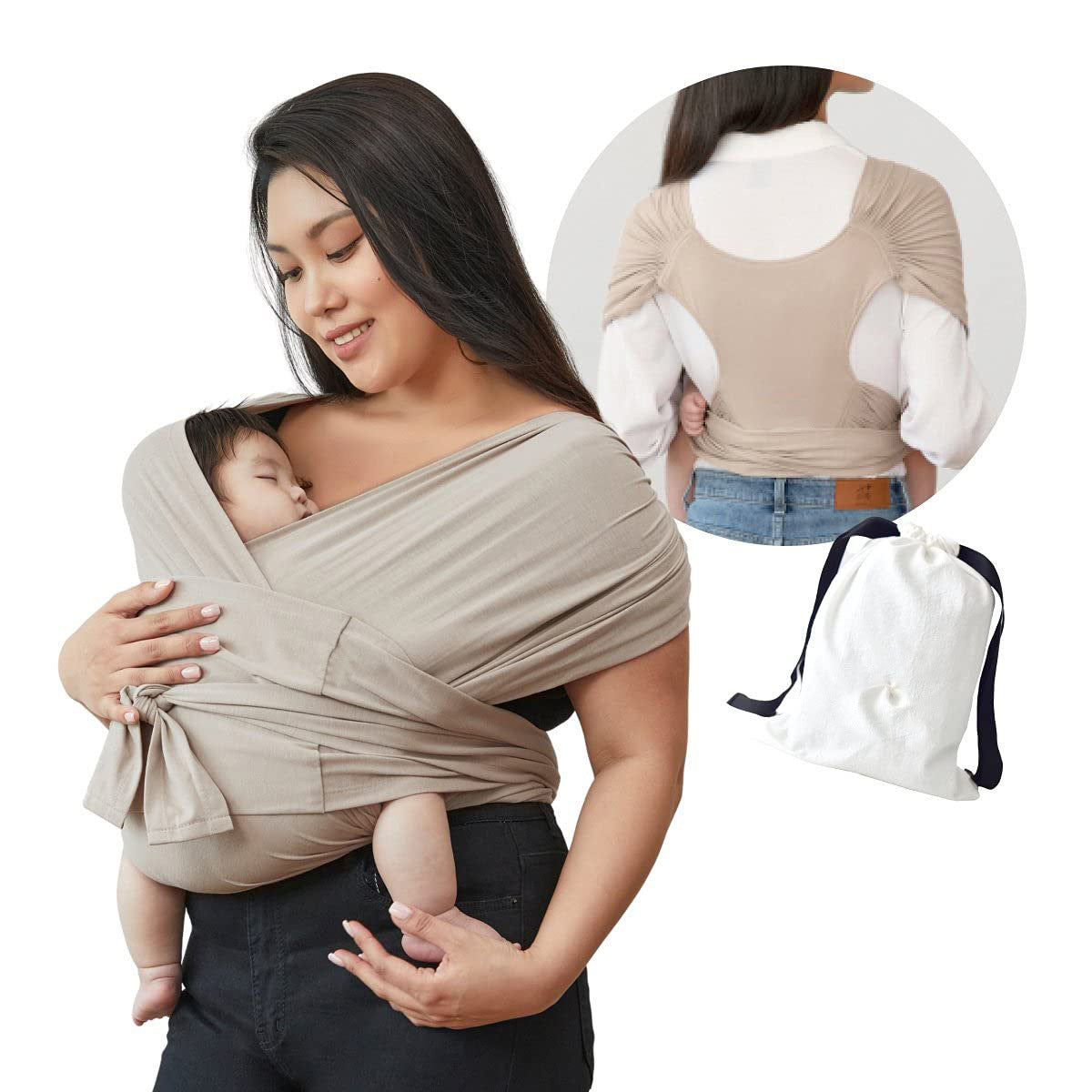 Summer Cotton Cross Simple  Baby Carrier - Cindi Book