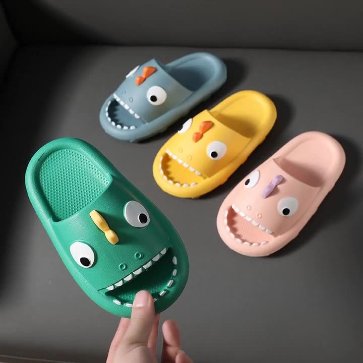 Shark Slippers for Kids Toddler Boys Girls Non Slip Children Shower Shoes