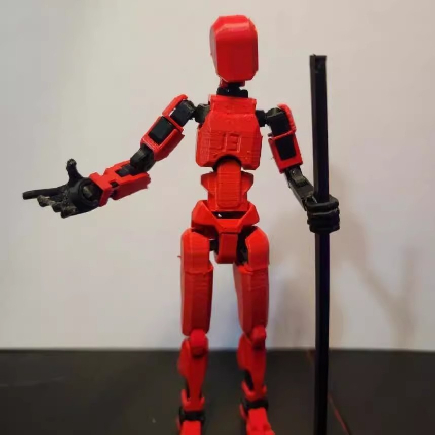Multi-Jointed Movable Shapeshift Robot 2.0 3D Printed Mannequin Dummy Action Model Doll Toy Kid Gift - Cindi Book
