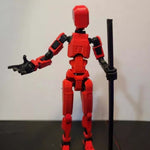 Multi-Jointed Movable Shapeshift Robot 2.0 3D Printed Mannequin Dummy Action Model Doll Toy Kid Gift - Cindi Book