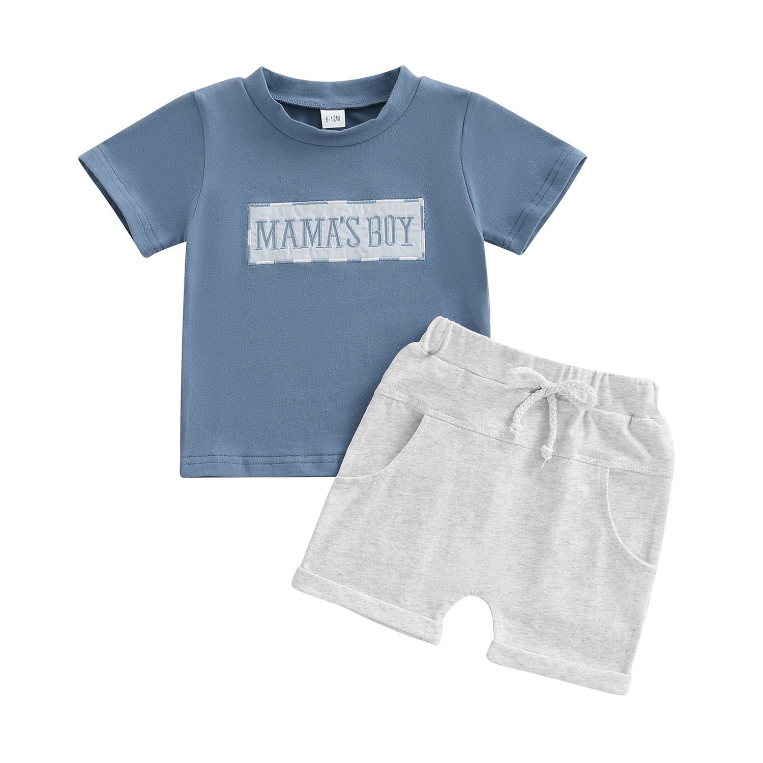 Fashion Personality Boy Letter Short Sleeve Suit - Cindi Book