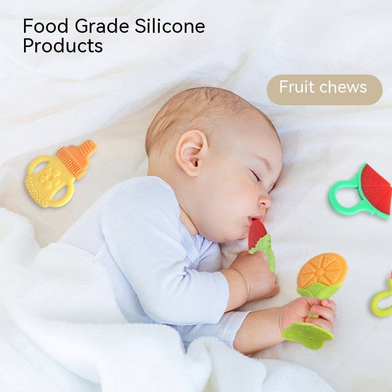 Baby Teething Molar Rod Fruit Silicone - Cindi Book