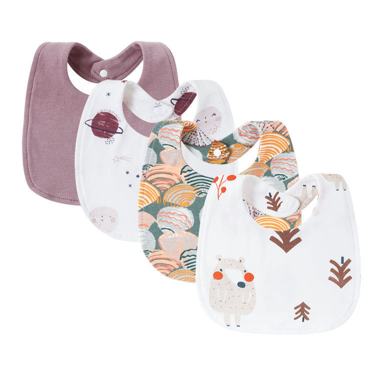 Baby And Infant Bibs Made Of Pure Cotton - Cindi Book