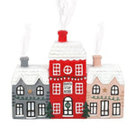 Christmas Small House Decorations Resin Winter Incense Cone Burner Decoration Landscape Decorative Gift - Cindi Book