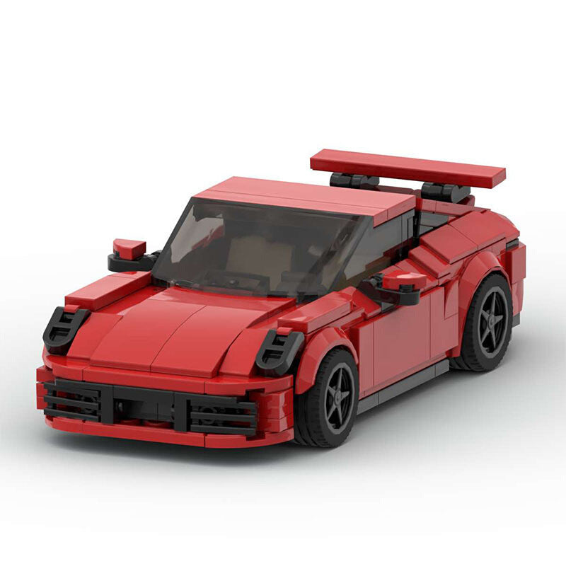 Small Particles Set Turbo Speed 8 Grid Building Blocks Racing Car