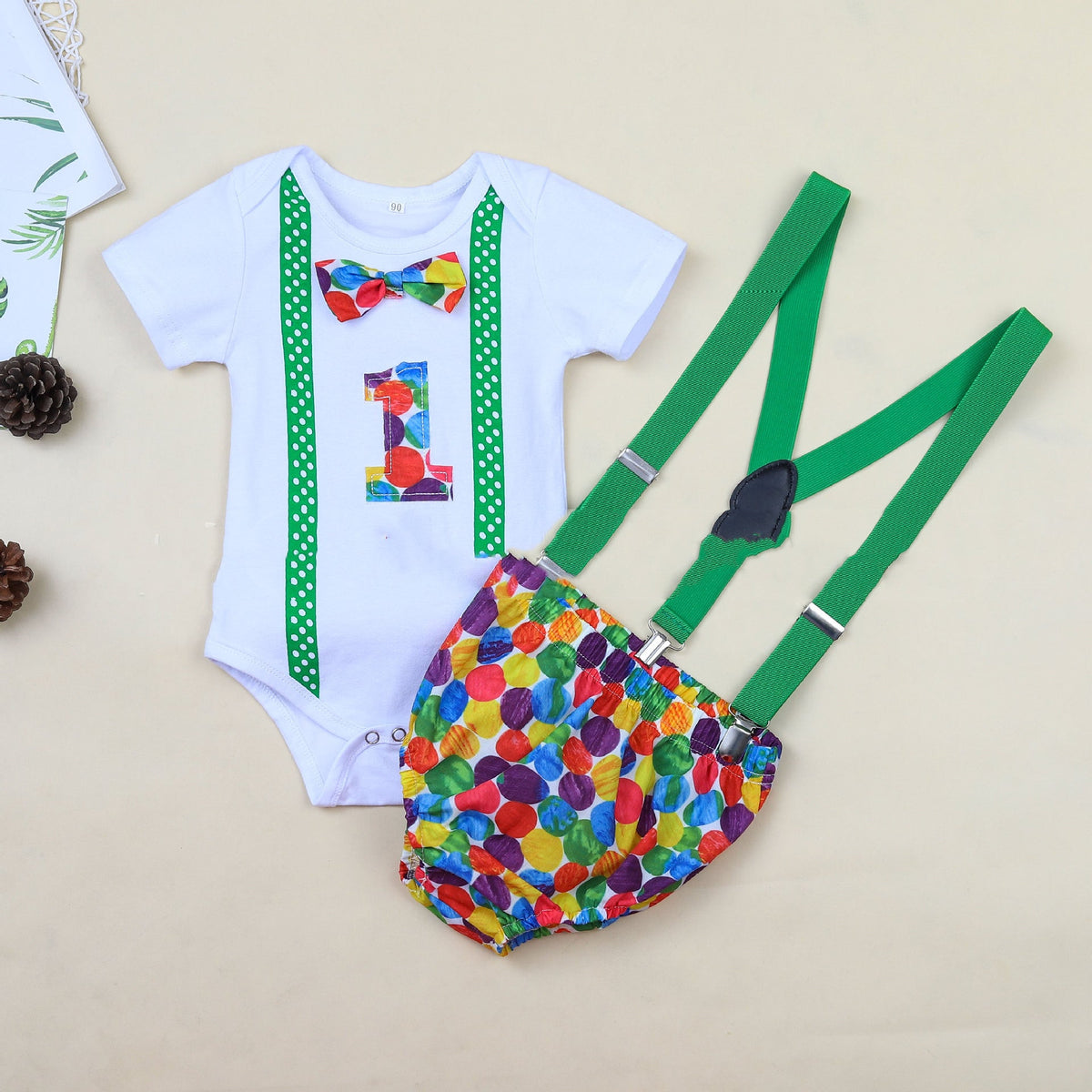 Children's Clothing Summer Clothing Baby Romper Birthday - Cindi Book