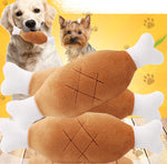 Bite-resistant Teeth Grinding Puzzle Double-headed Chicken Leg Pet Doll - Cindi Book