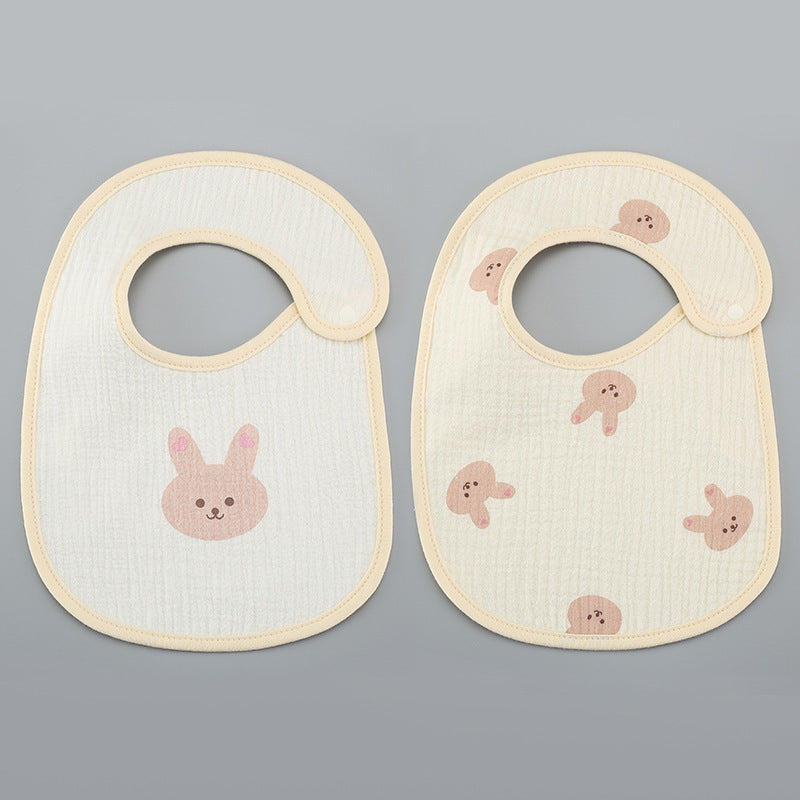 Thin Kids' Bib Pure Cotton Waterproof Gauze Saliva Towel - Cindi Book