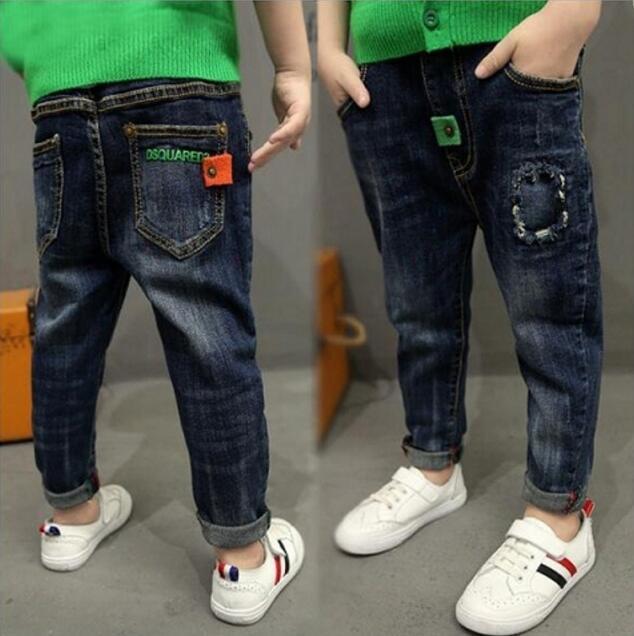 Boys' Denim Trousers Trousers Children's Clothing - Cindi Book