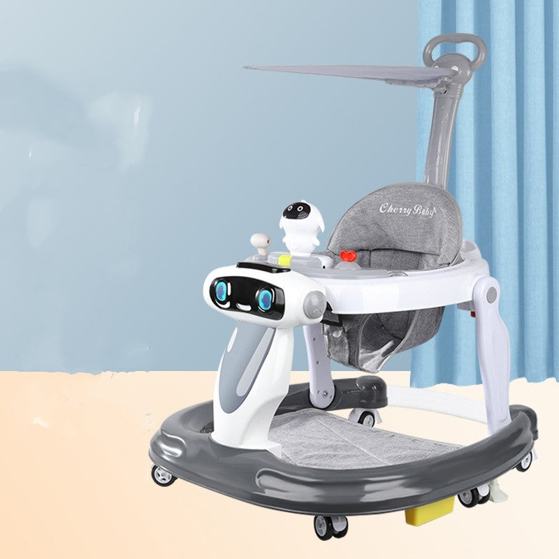 Baby Walker Anti-O-leg Baby Children's Multi-functional Anti-rollover Walker - Cindi Book