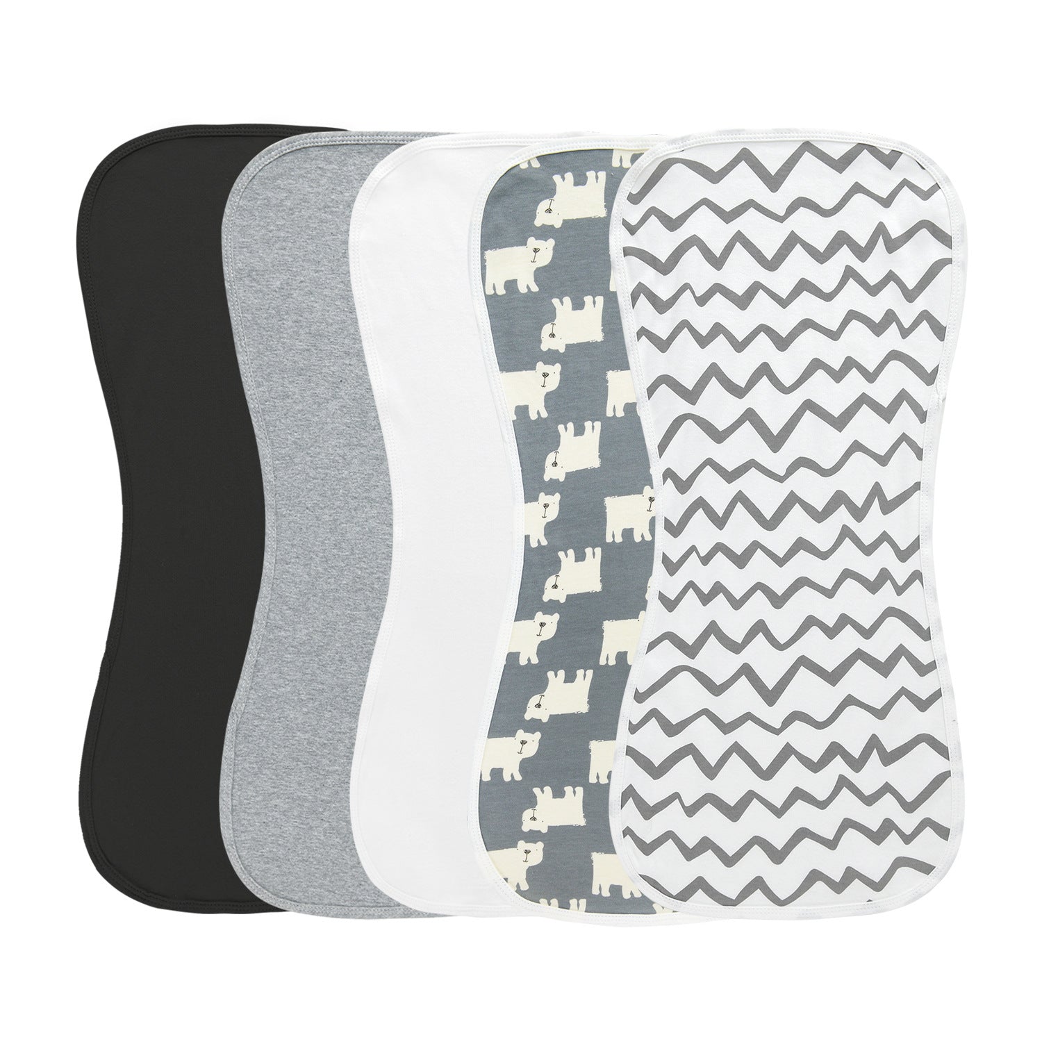 Newborn And Infant Cotton Burp Clothsbibs - Cindi Book