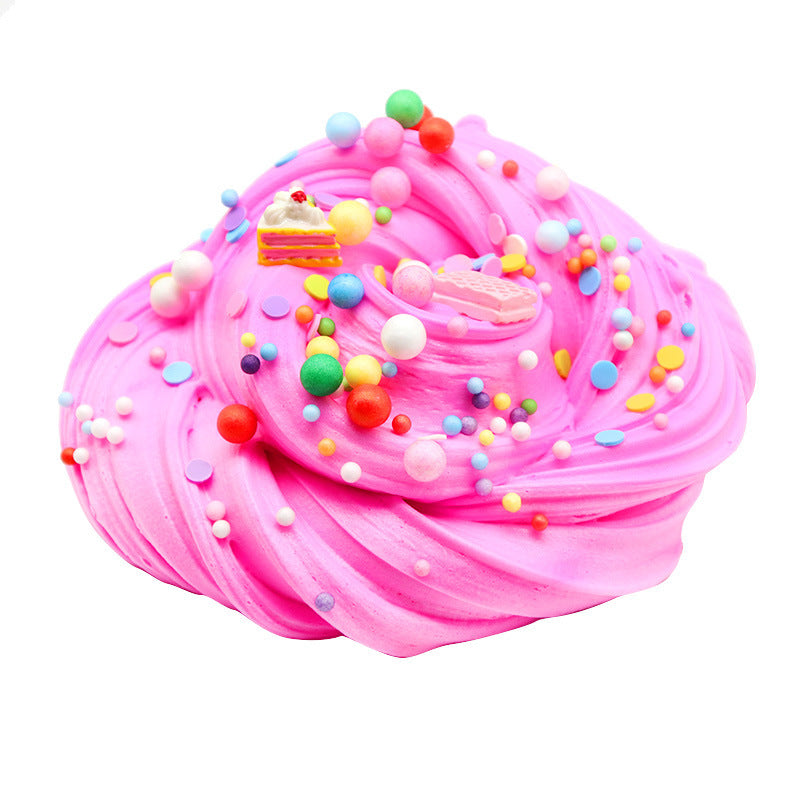 DIY Cake Color Matching Cotton Mud Toy - Cindi Book