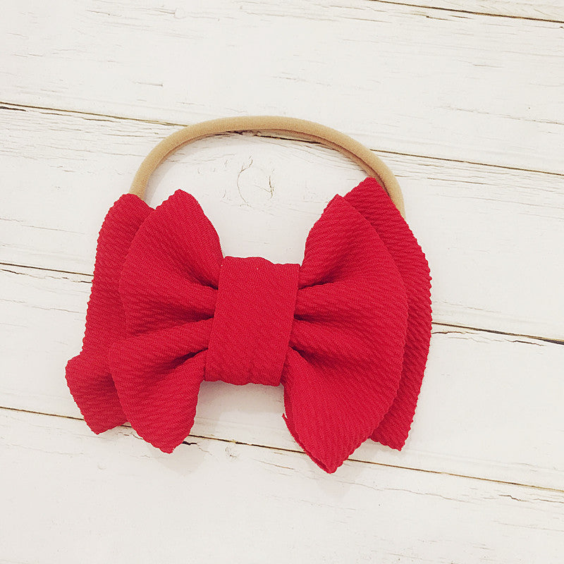 Children's Bow Hair Band Baby Double Layer - Cindi Book