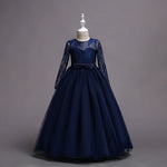 Kids Long Flower Girl Dress Dress - Cindi Book