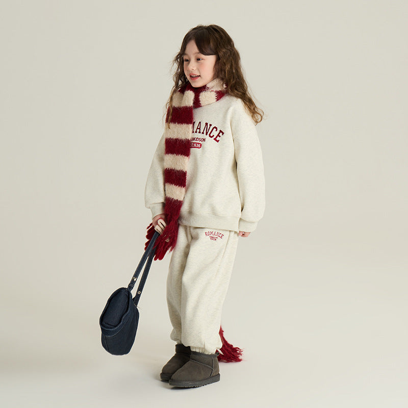 Children's Velvet Sport Set Two-Piece Set