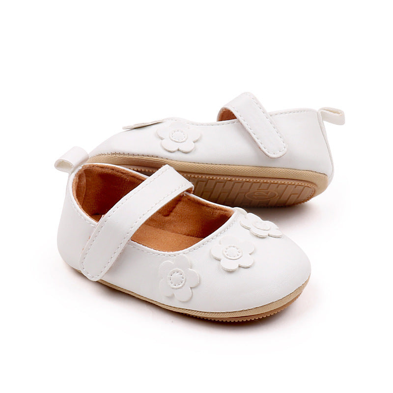 Flower Baby Soft Bottom Non-slip Toddler Shoes - Cindi Book