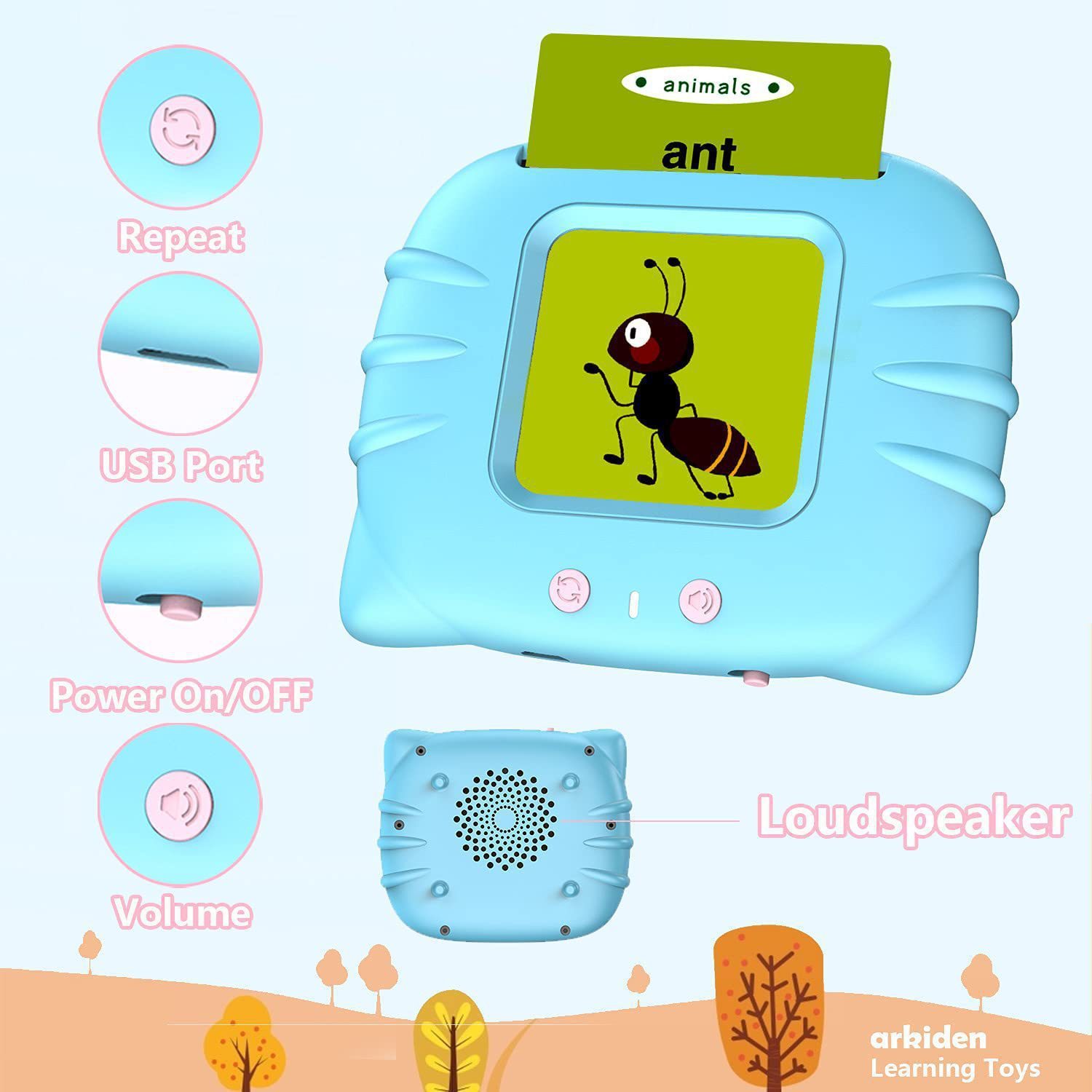 Children's Enlightening Early Education Smart Pure English Card - Cindi Book