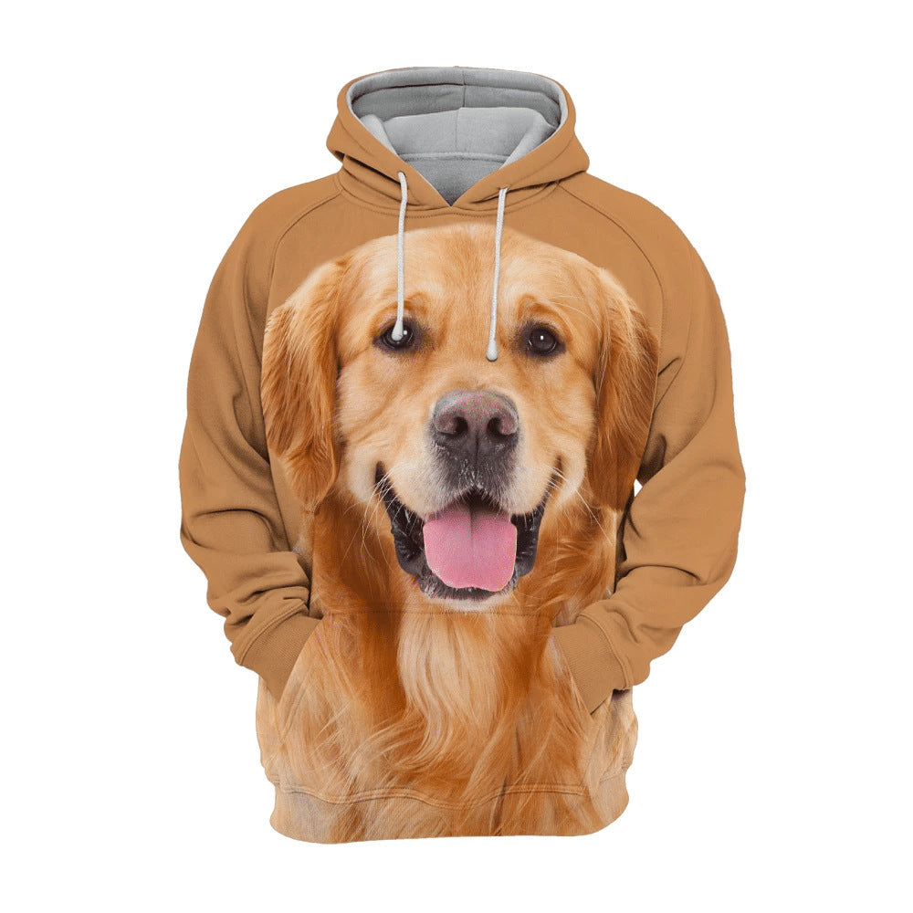 Animal Dog Print Hoodie Winter Hoodie Man's Sportswear - Cindi Book