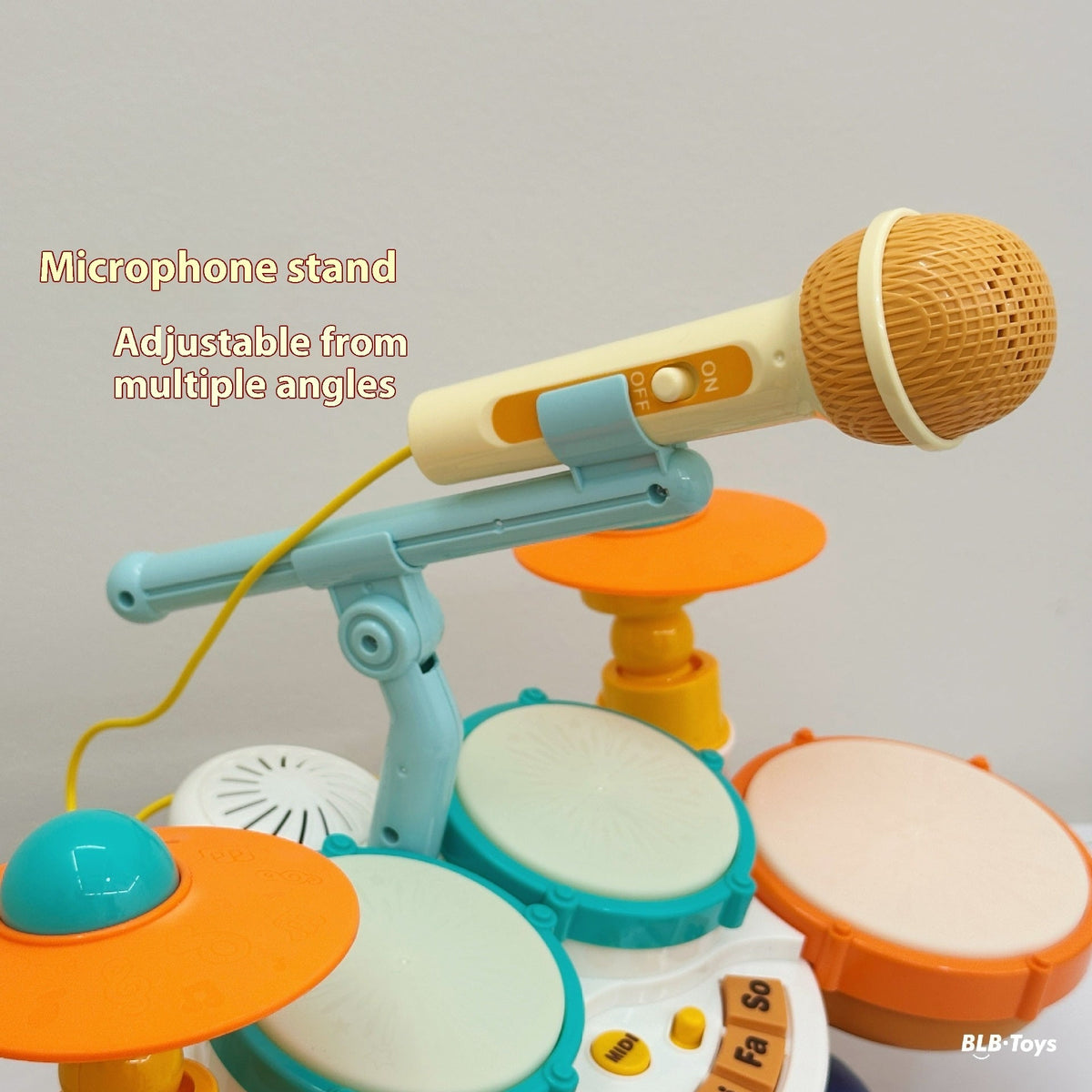 Children's Simulation Jazz Drum Kit Early Education Music Toys - Cindi Book