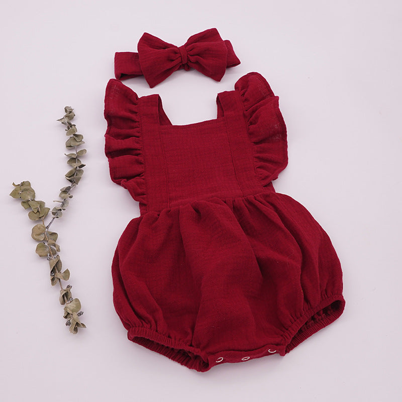 New Baby And Infants Romper Romper Shooting Birthday Dress Children Onesie - Cindi Book