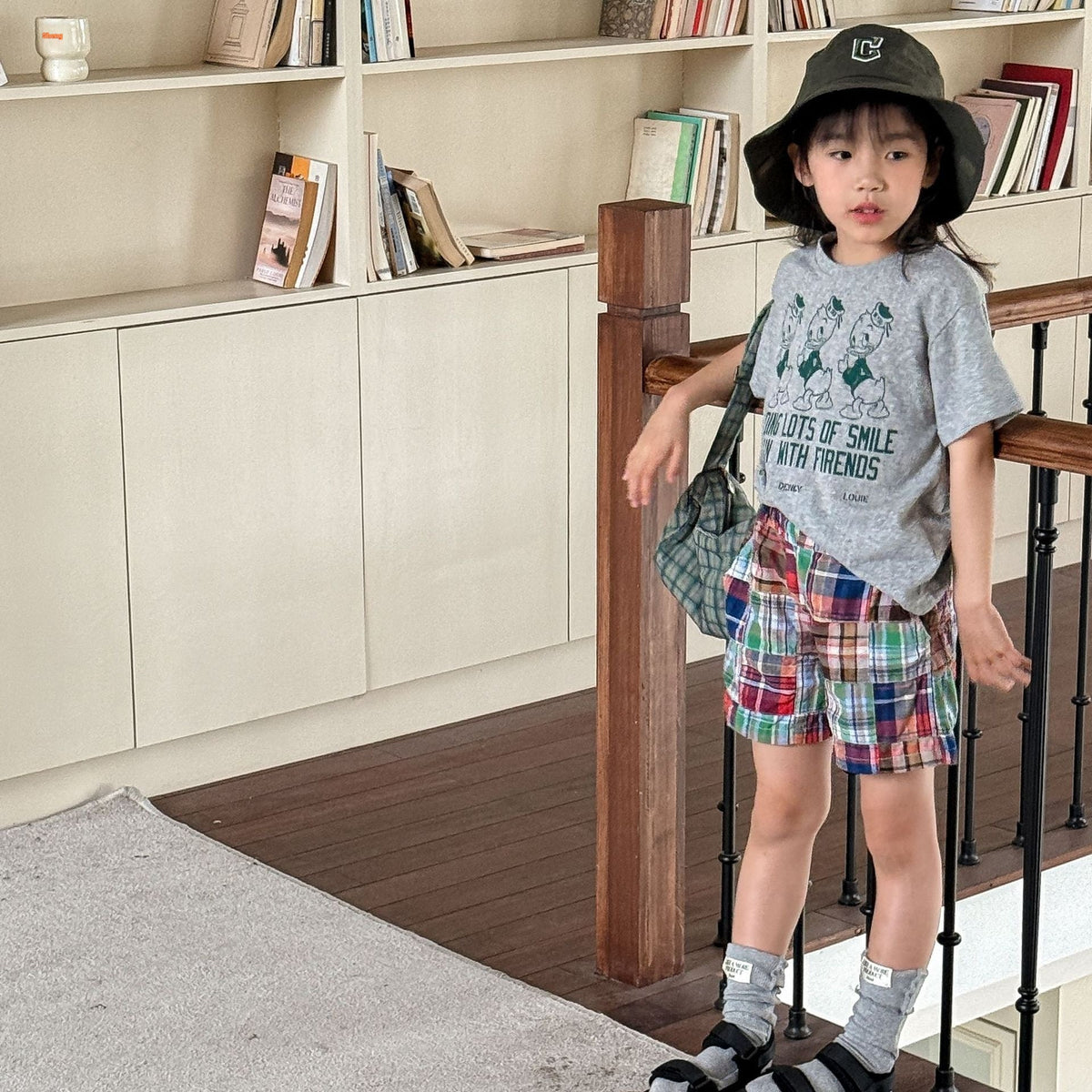 Summer Wear Fashion Stitching Short Boy And Girl Pants - Cindi Book
