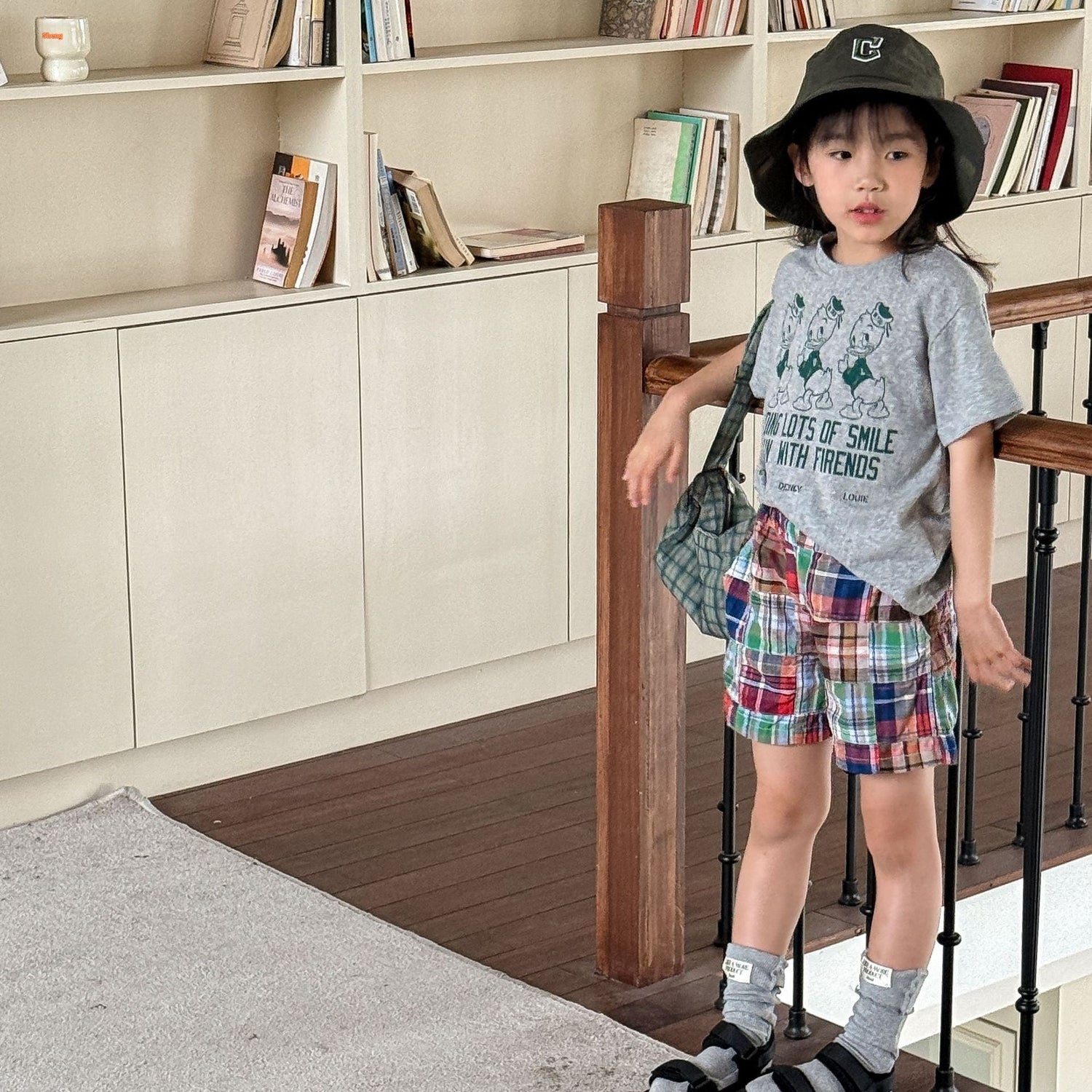 Summer Wear Fashion Stitching Short Boy And Girl Pants - Cindi Book
