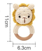 Baby Rattle Hand Woven Cartoon Animal Bracelet Newborn Soothing Doll - Cindi Book