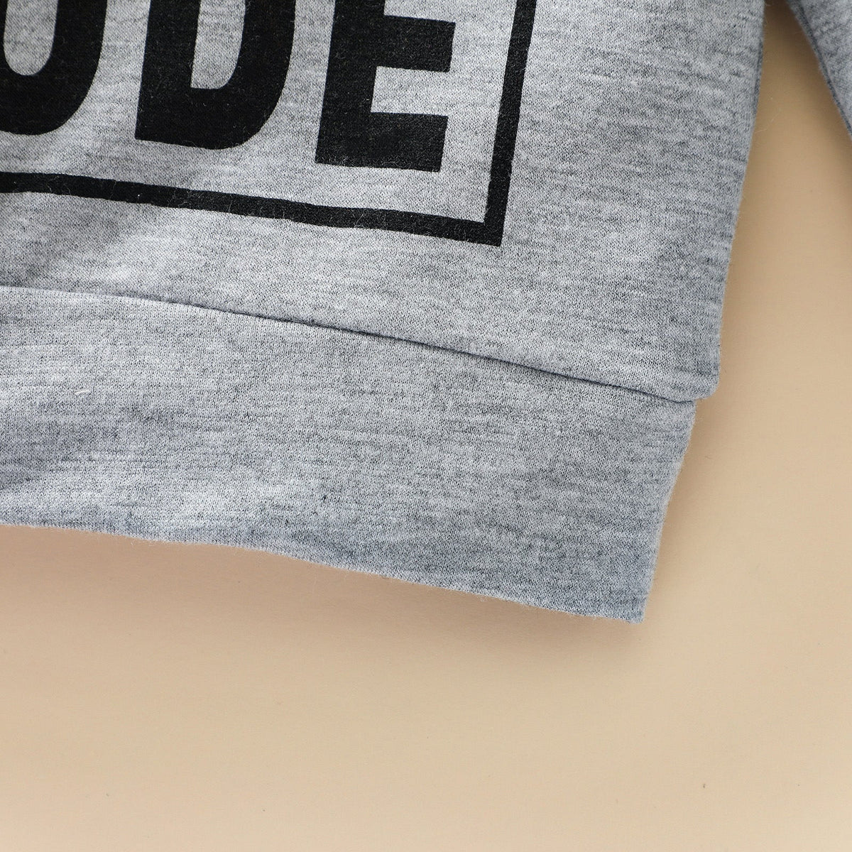 Boys Polyester Letter Grey Sweatshirt Top - Cindi Book