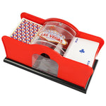 Poker Card Hand Shuffler Easy Hand Cranked Casino Card Shuffling Machine For Blackjack Poker Texas - Cindi Book