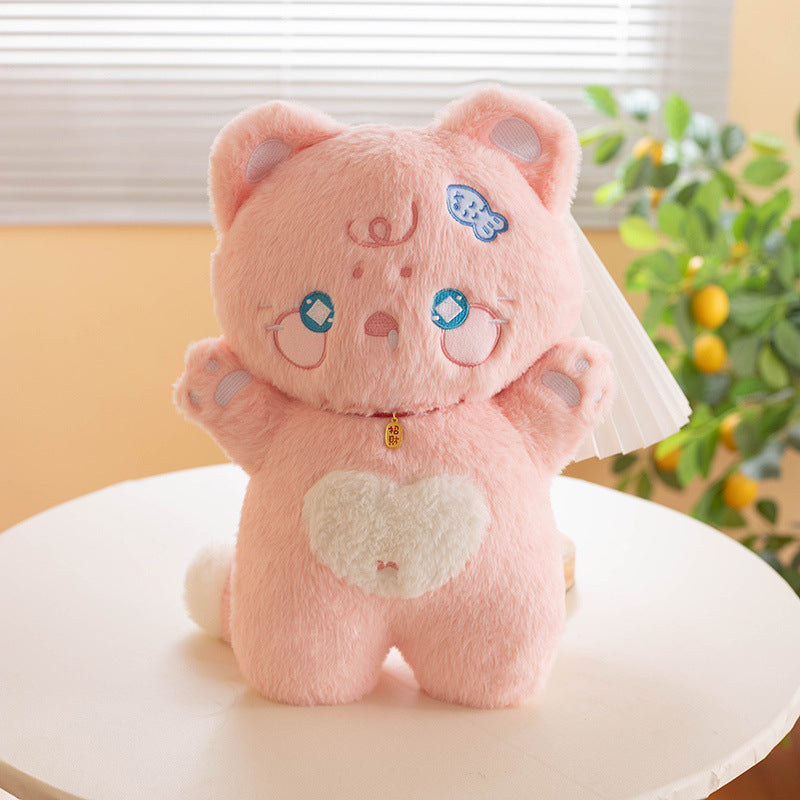 Cute Fortune Cat Doll Children's Pillow Plush Toy - Cindi Book