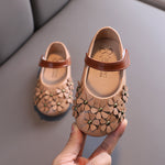 Girls' Small Leather Shoes, Female Babies, Flower Single Shoes, Soft Soles, Little Girls - Cindi Book