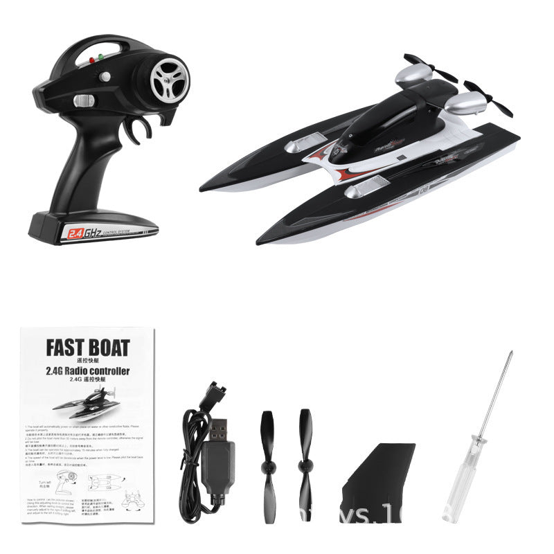 Remote Control High Speed 2.4G Electric Toy Boat Speed Boat Children's Toy - Cindi Book