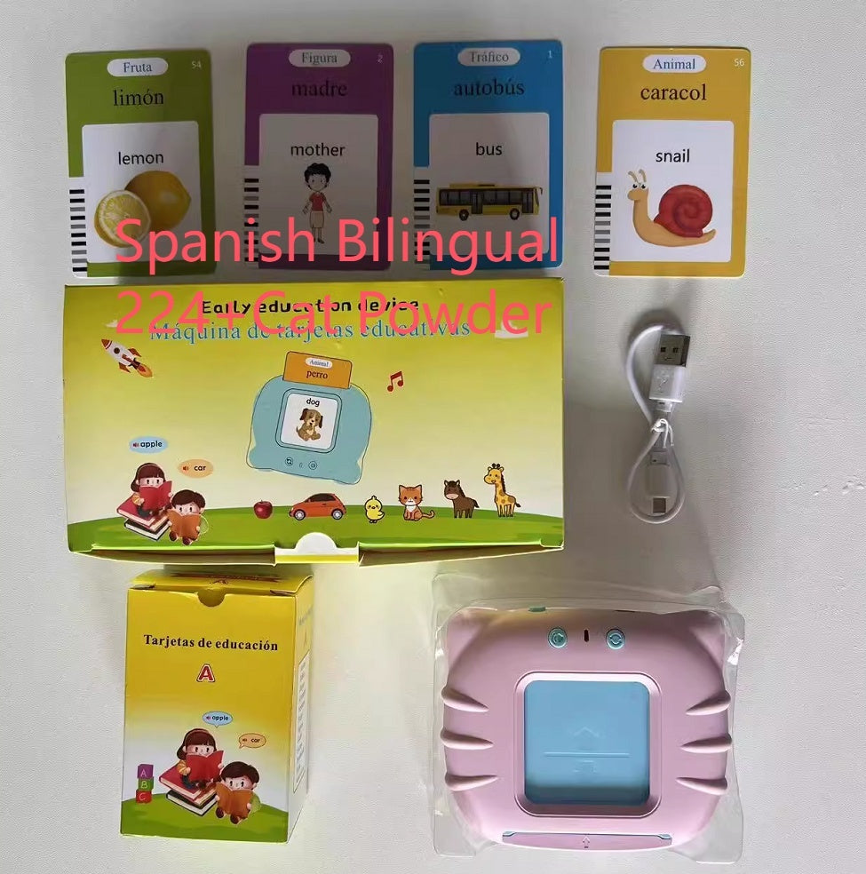 Children's Enlightening Early Education Smart Pure English Card - Cindi Book