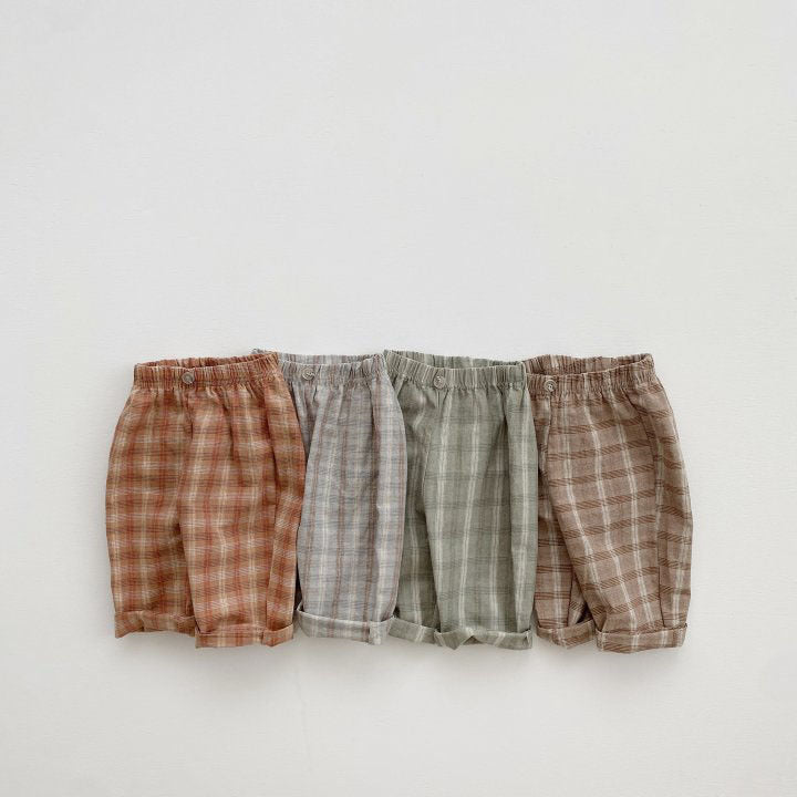 Men's Treasure Babies' Trousers Plaid Pants Leisure - Cindi Book