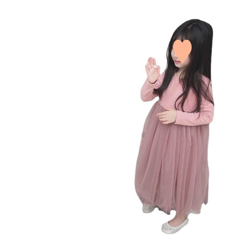 Soft Skin-friendly Long Sleeve Tulle Tutu Princess Dress - Cindi Book