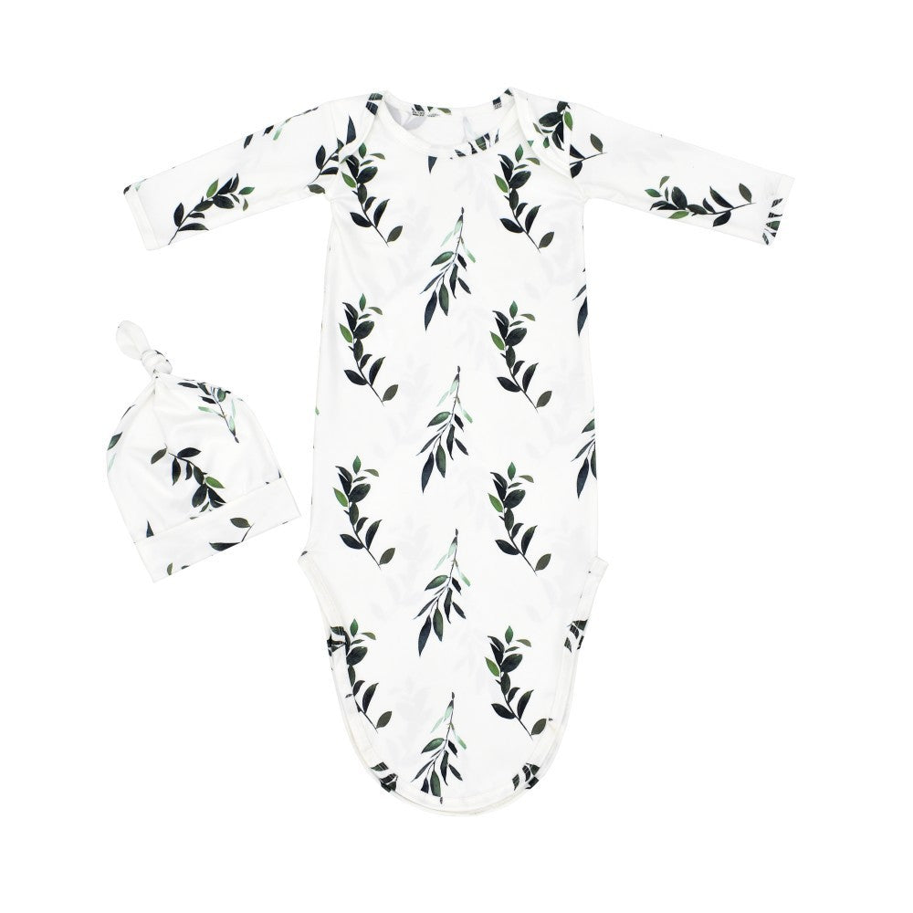 Newborn Knotted Nightgown Baby Sleeping Bag Print - Cindi Book